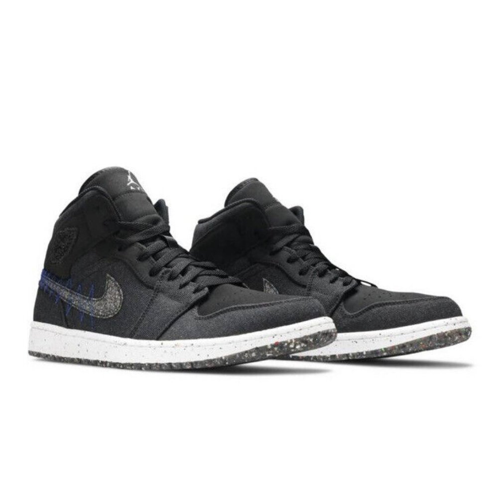 DM3529-001 / Nike Jordan 1 Mid Crater Black Size 8 BRAND NEW